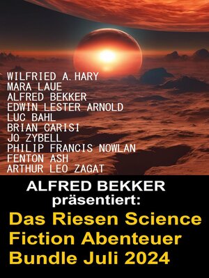 cover image of Das Riesen Science Fiction Abenteuer Bundle Juli 2024